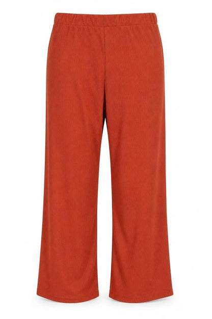Front view of Papaya women’s red trousers, size UK 12, 29-inch leg