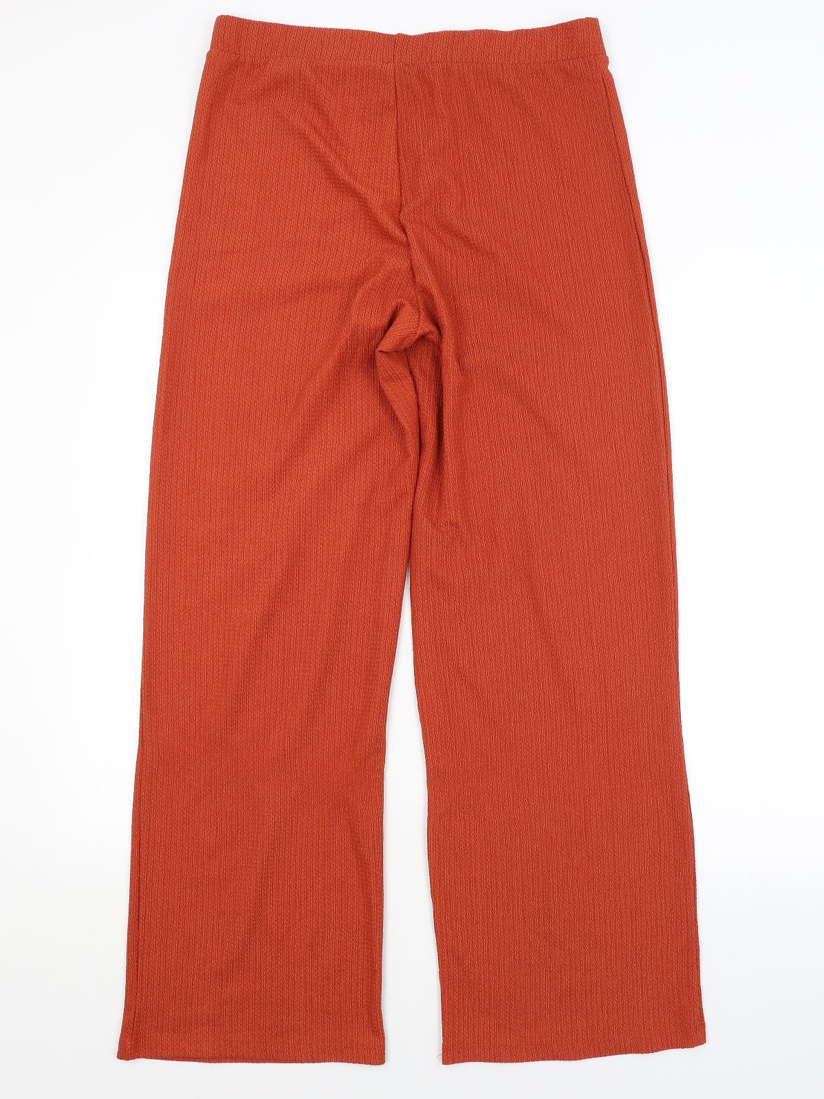 Womens UK Size 12 Papaya Regular Fit  Red Trousers