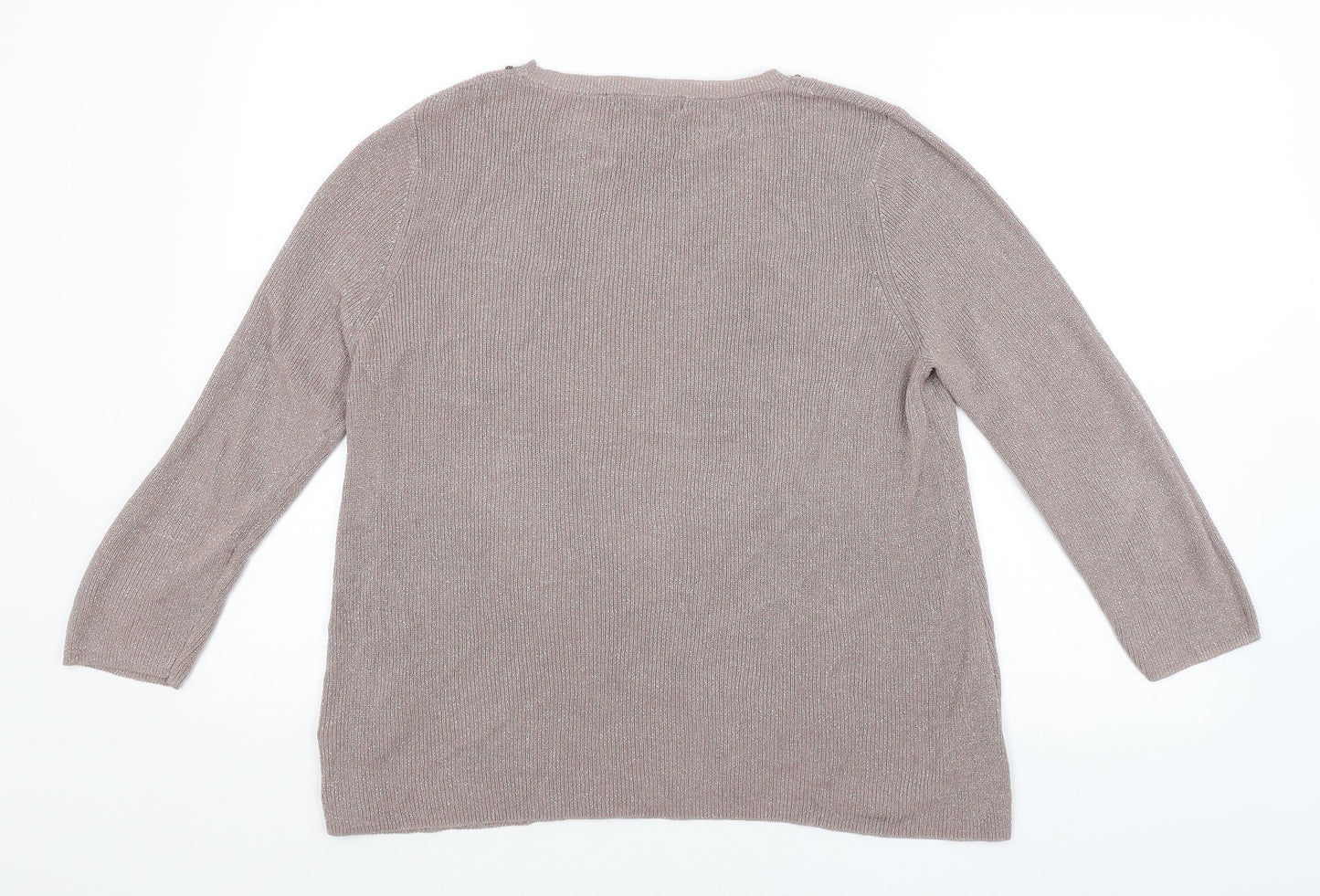 Womens UK Size 14 NEXT Purple Pullover Jumper