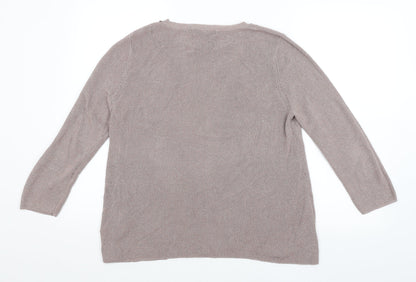 Womens UK Size 14 NEXT Purple Pullover Jumper