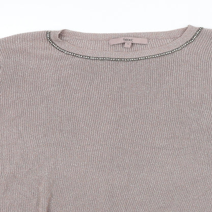 Womens UK Size 14 NEXT Purple Pullover Jumper