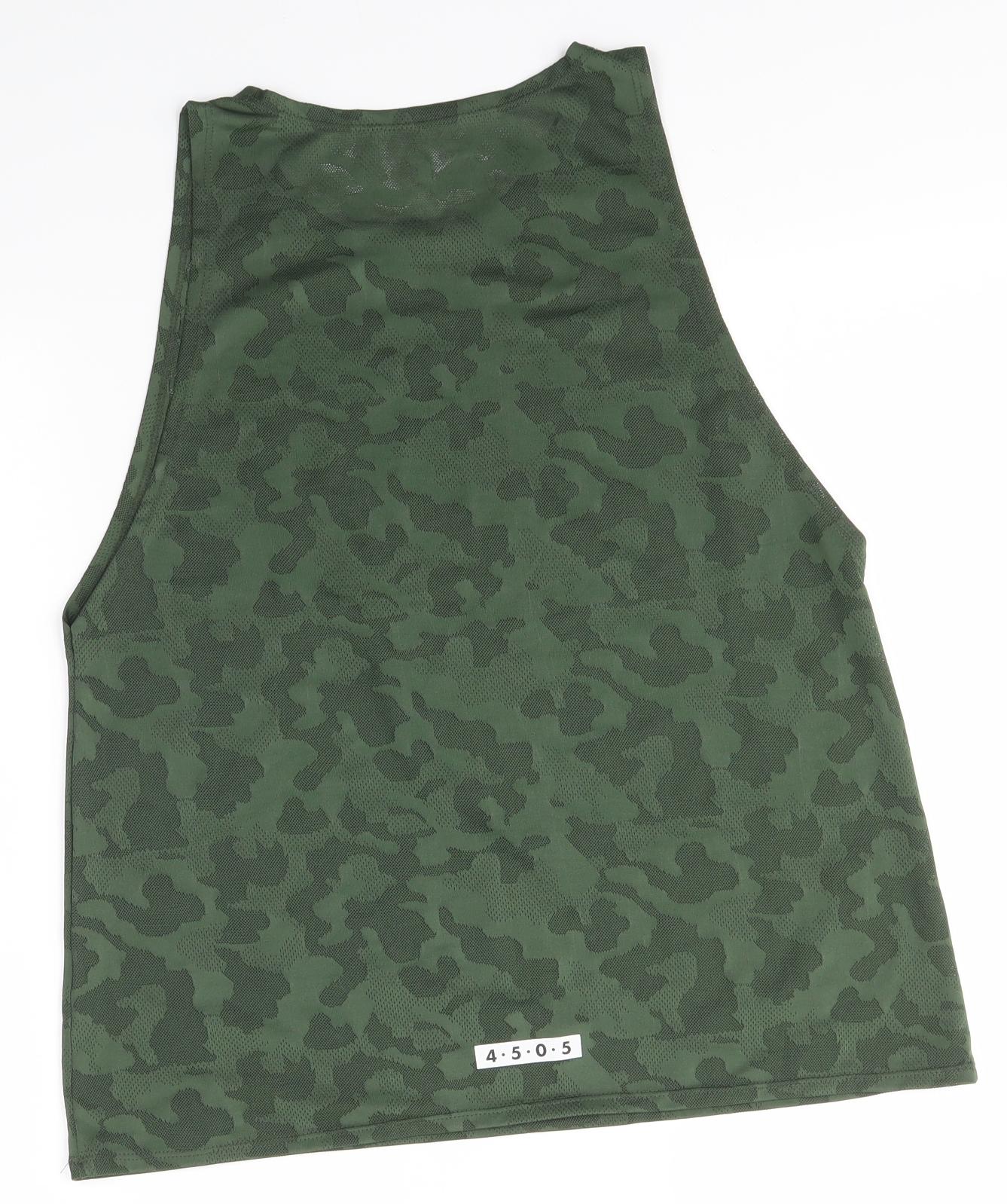 Womens UK Size 6 ASOS Green Basic Tank
