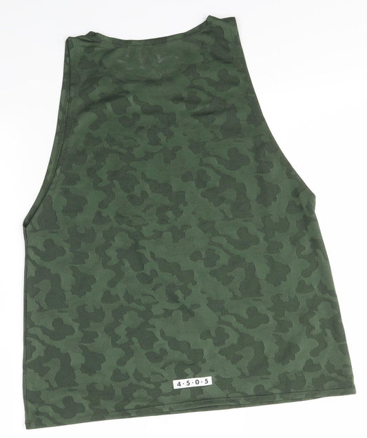 Womens UK Size 6 ASOS Green Basic Tank