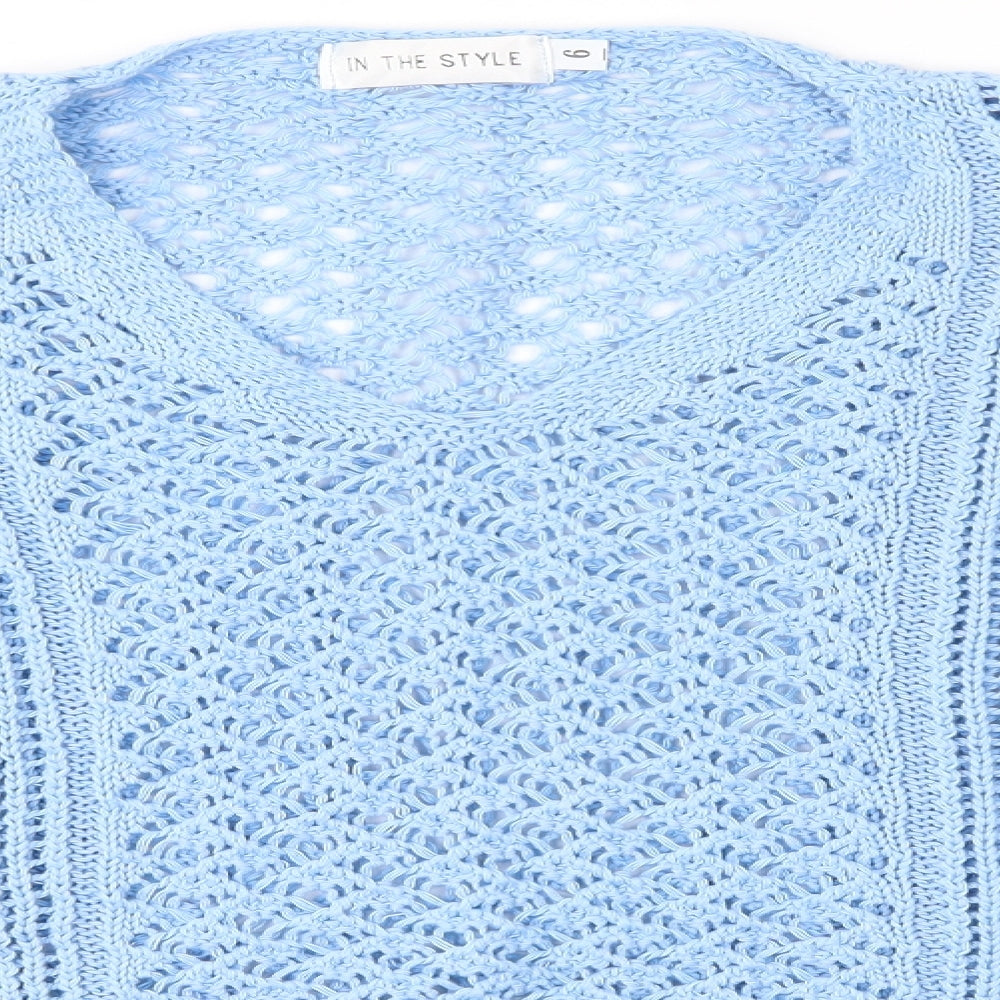 Womens UK Size 6 In the Style Blue Pullover Jumper