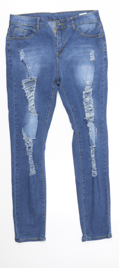 SheIn Womens Blue   Skinny Jeans Size L L29 in