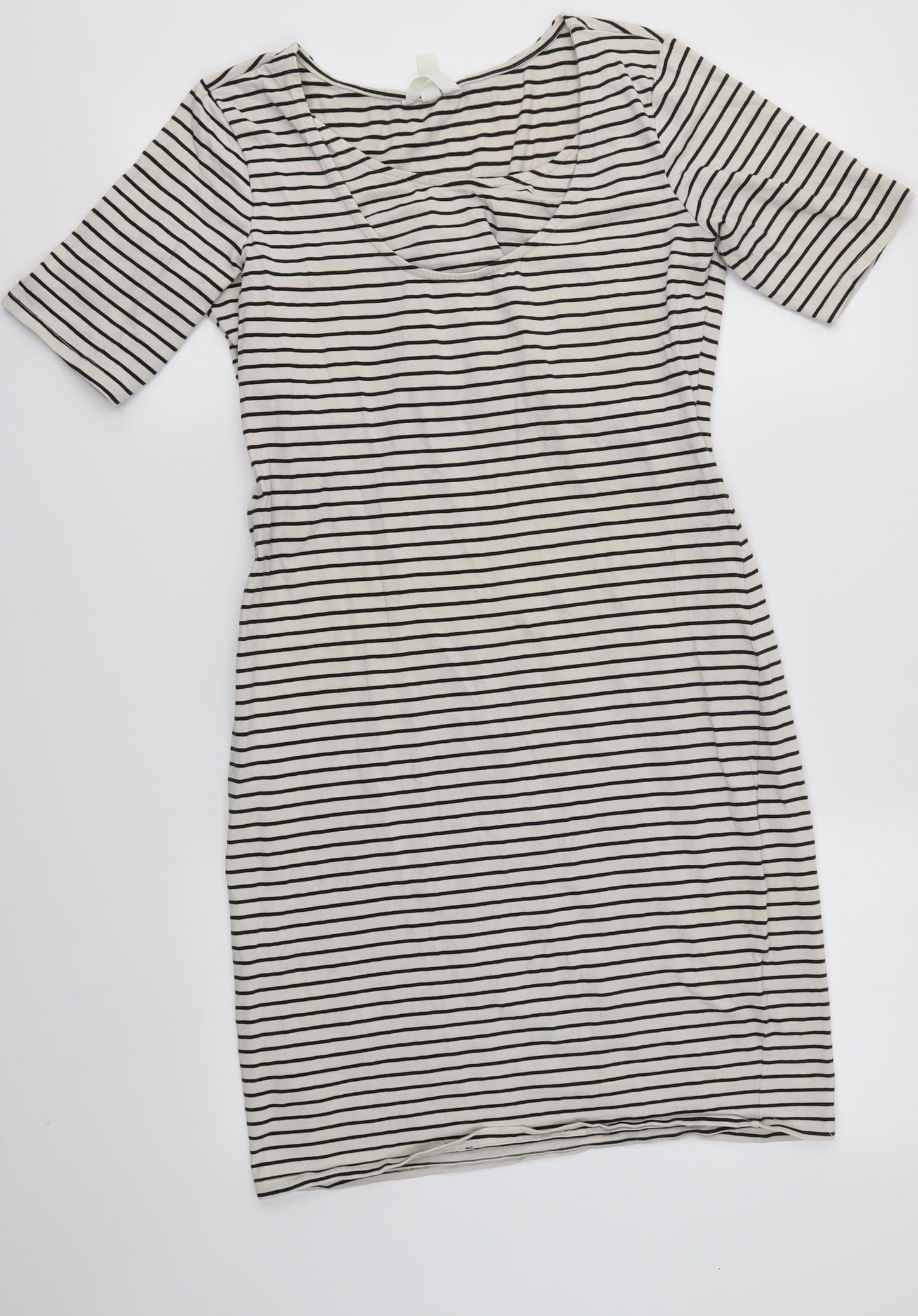 H&M Womens Multicoloured Striped  T-Shirt Dress  Size M