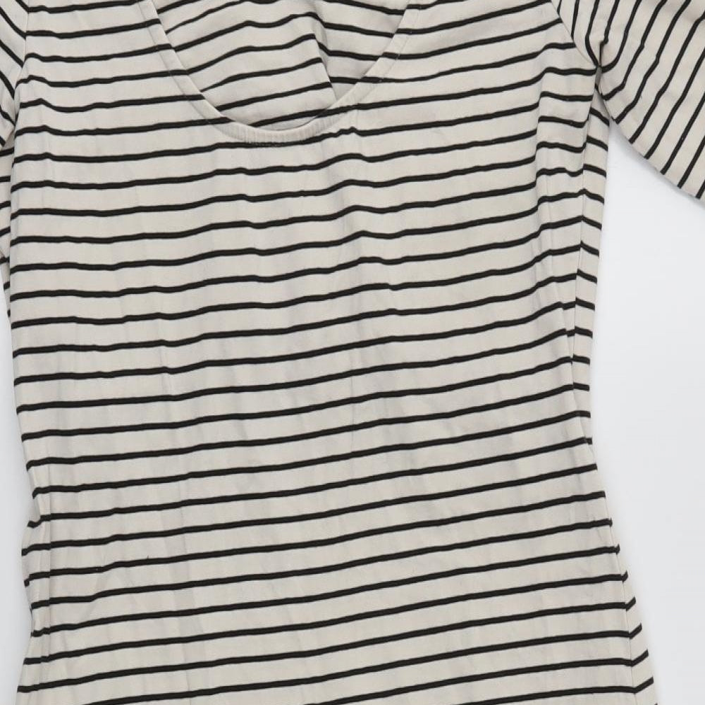 H&M Womens Multicoloured Striped  T-Shirt Dress  Size M