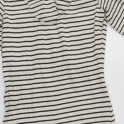 H&M Womens Multicoloured Striped  T-Shirt Dress  Size M