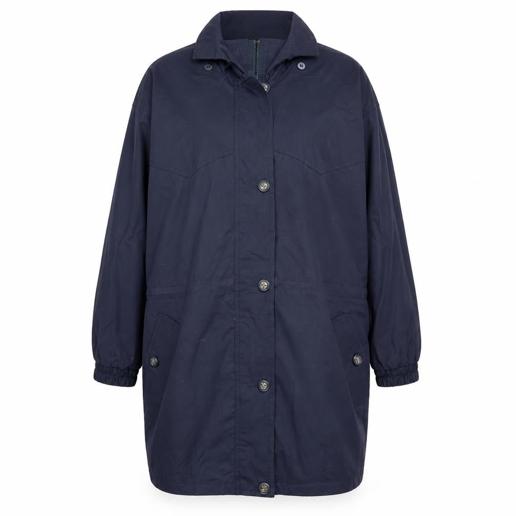 Womens UK Size 14 BM Blue Overcoat