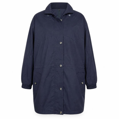 Womens UK Size 14 BM Blue Overcoat