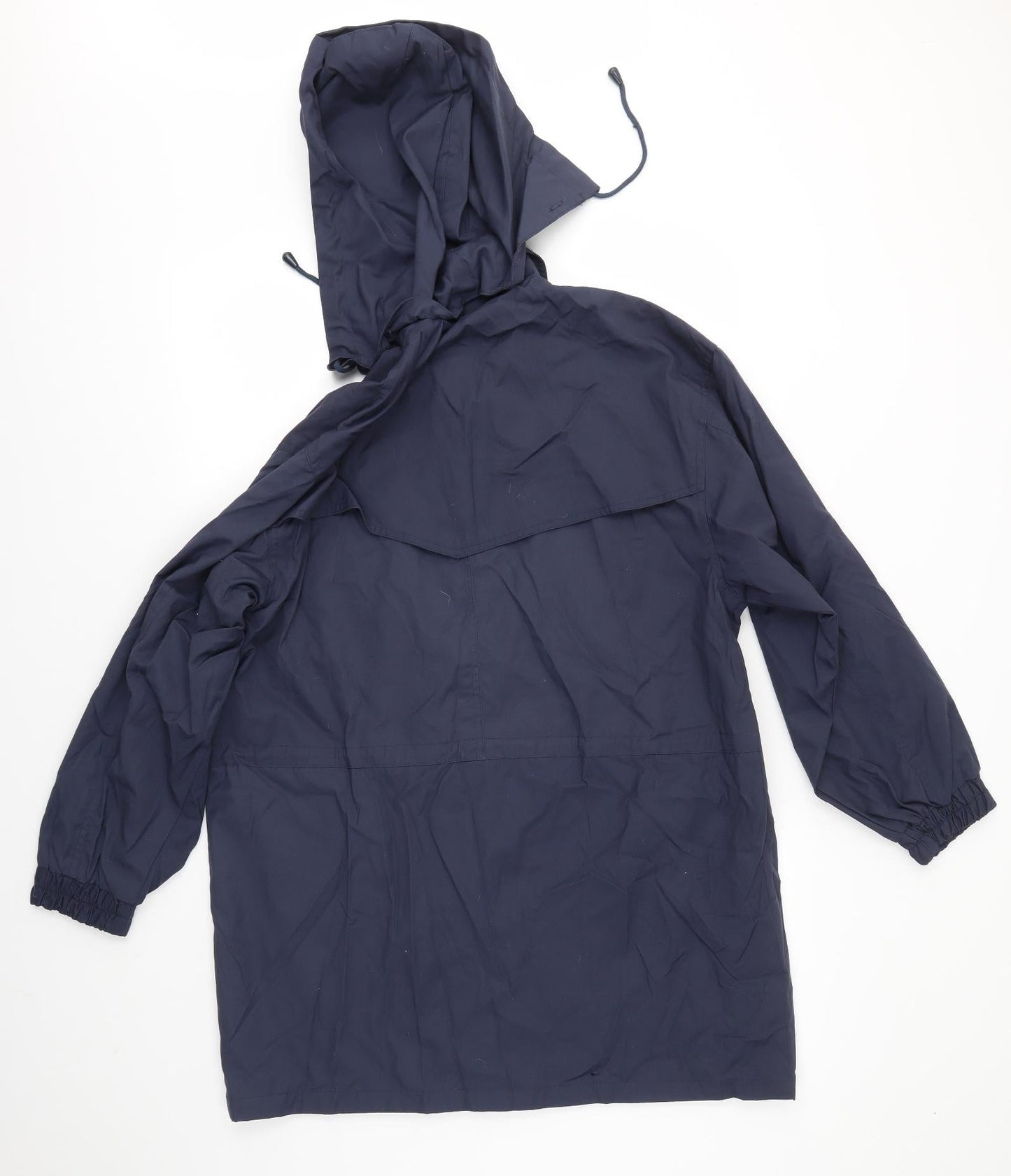 Womens UK Size 14 BM Blue Overcoat