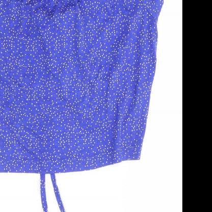 Primark Womens Blue   Cropped Blouse Size 12