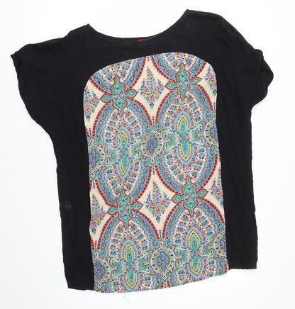 Boohoo Womens Multicoloured   Basic Blouse Size 12