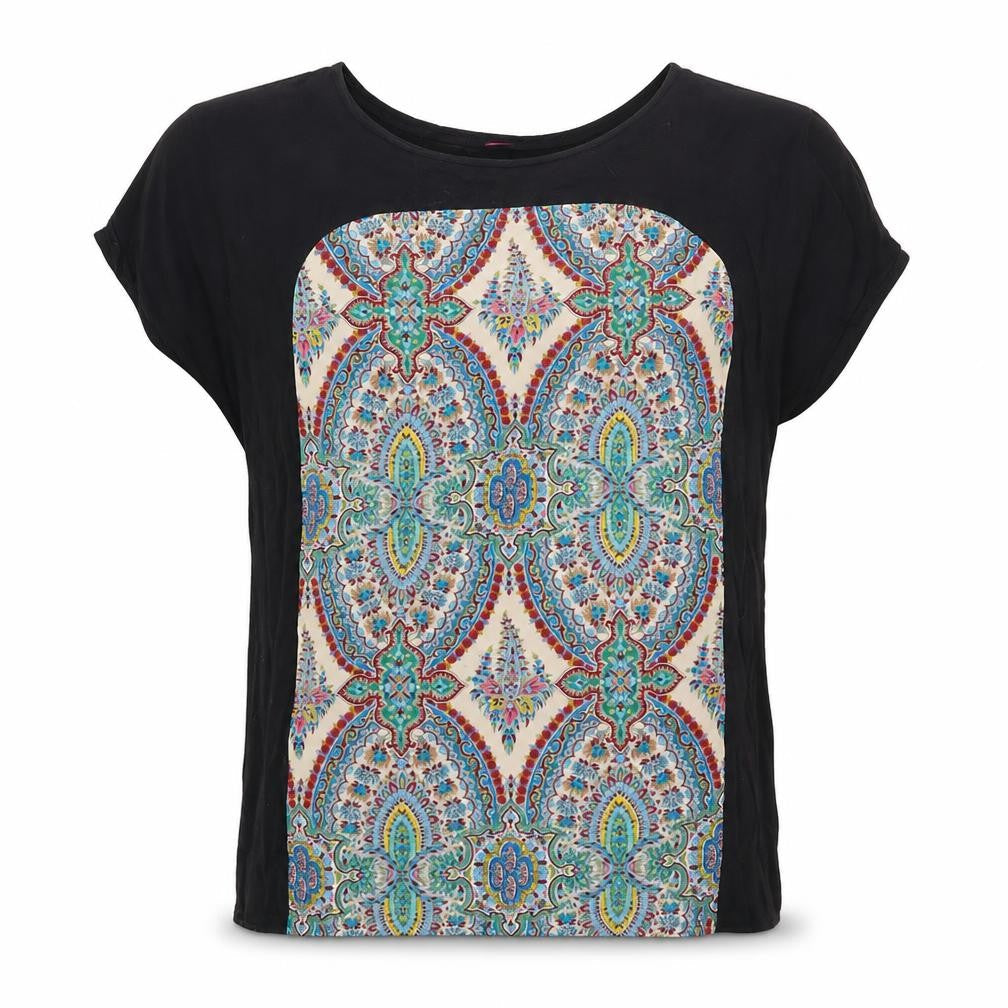 Womens UK Size 12 Boohoo Multicoloured Basic Blouse