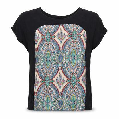 Womens UK Size 12 Boohoo Multicoloured Basic Blouse