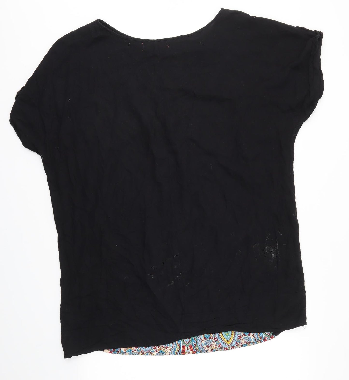 Boohoo Womens Multicoloured   Basic Blouse Size 12