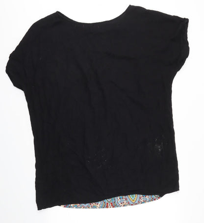 Boohoo Womens Multicoloured   Basic Blouse Size 12