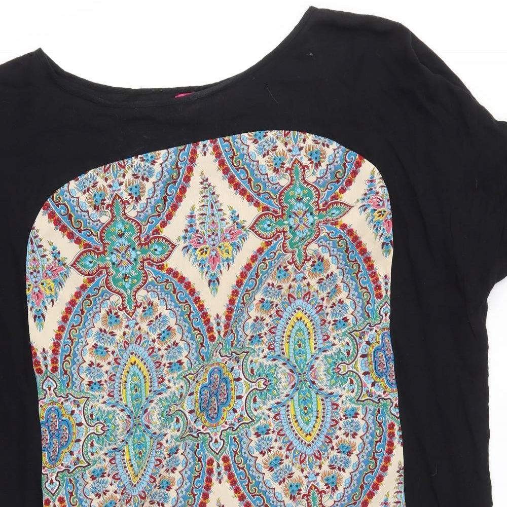 Boohoo Womens Multicoloured   Basic Blouse Size 12