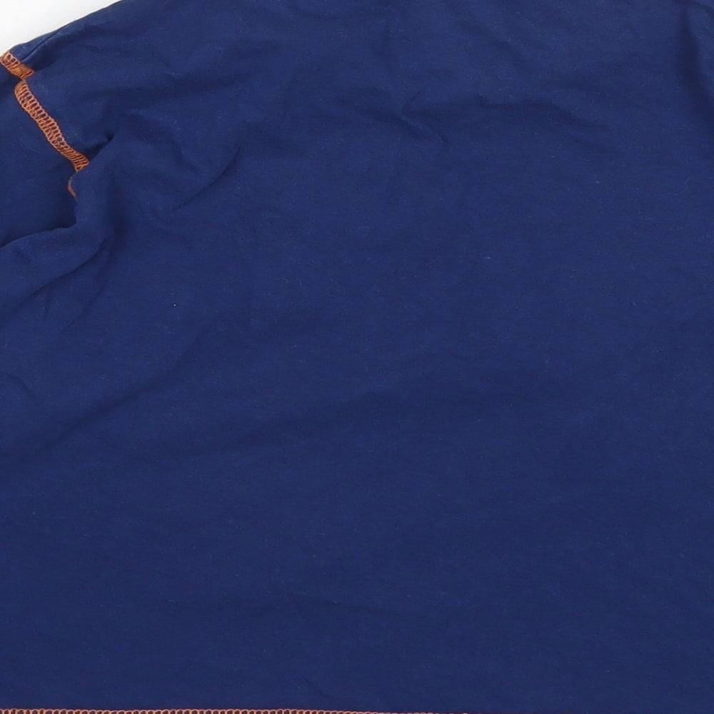 Preworn Boys Blue    Pyjama Top Size 6-7 Years  - Dinosaur