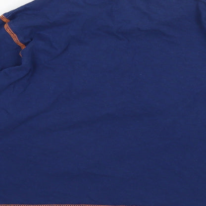 Preworn Boys Blue    Pyjama Top Size 6-7 Years  - Dinosaur