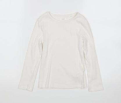 NEXT Girls White   Pullover Jumper Size 5 Years