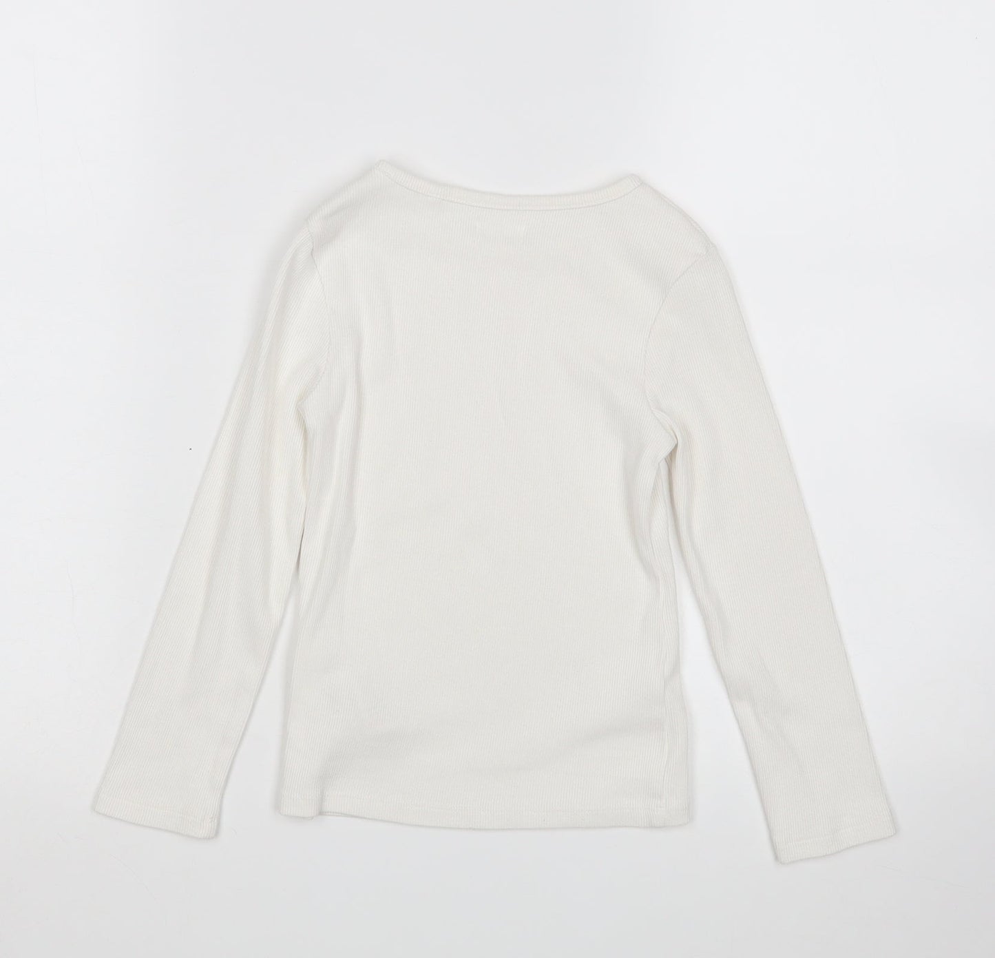 NEXT Girls White   Pullover Jumper Size 5 Years