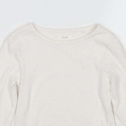 NEXT Girls White   Pullover Jumper Size 5 Years