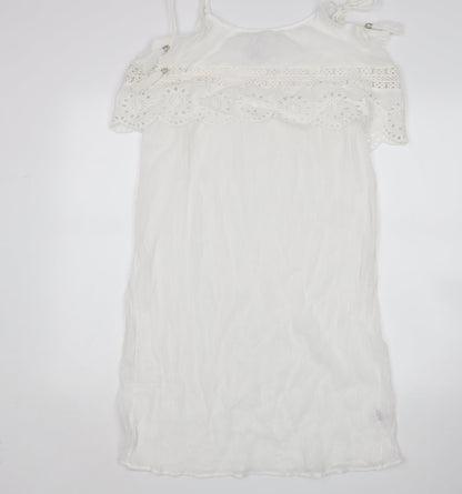Primark Womens White   Tank Dress  Size L