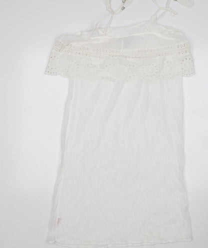 Primark Womens White   Tank Dress  Size L