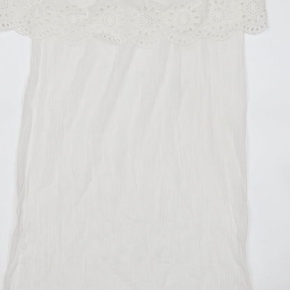 Primark Womens White   Tank Dress  Size L