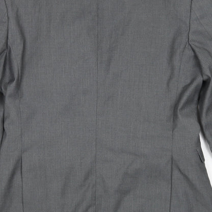 Topshop Mens Grey   Jacket Sport Coat