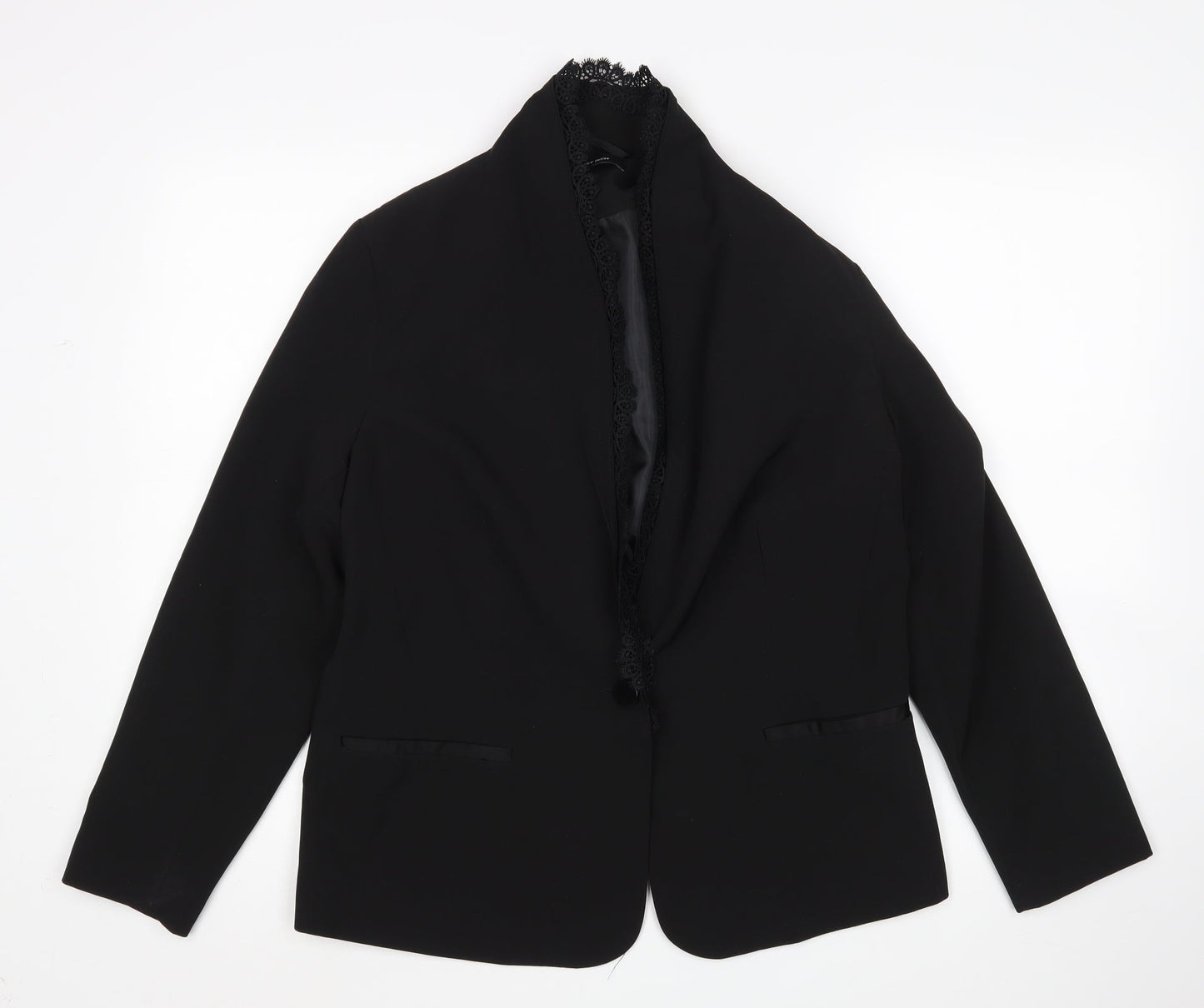 Very Womens Black   Jacket Blazer Size 14
