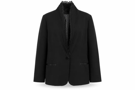 Womens UK Size 14 Very Petites Black Blazer