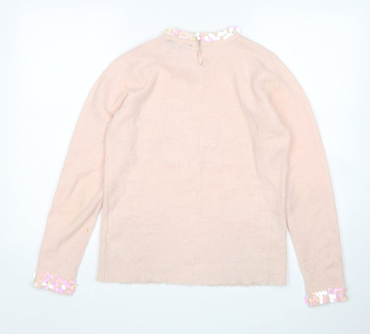 Womens UK Size 8 Dorothy Perkins Pink Pullover Jumper