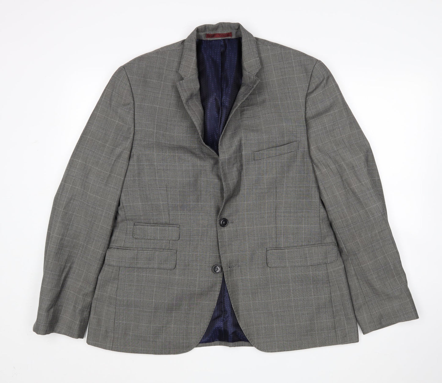 Mens UK Size  Burton Regular Grey Suit Jacket