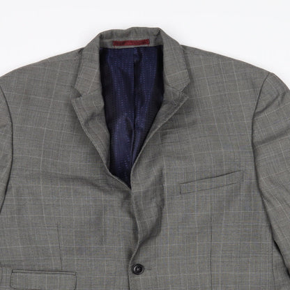 Mens UK Size  Burton Regular Grey Suit Jacket