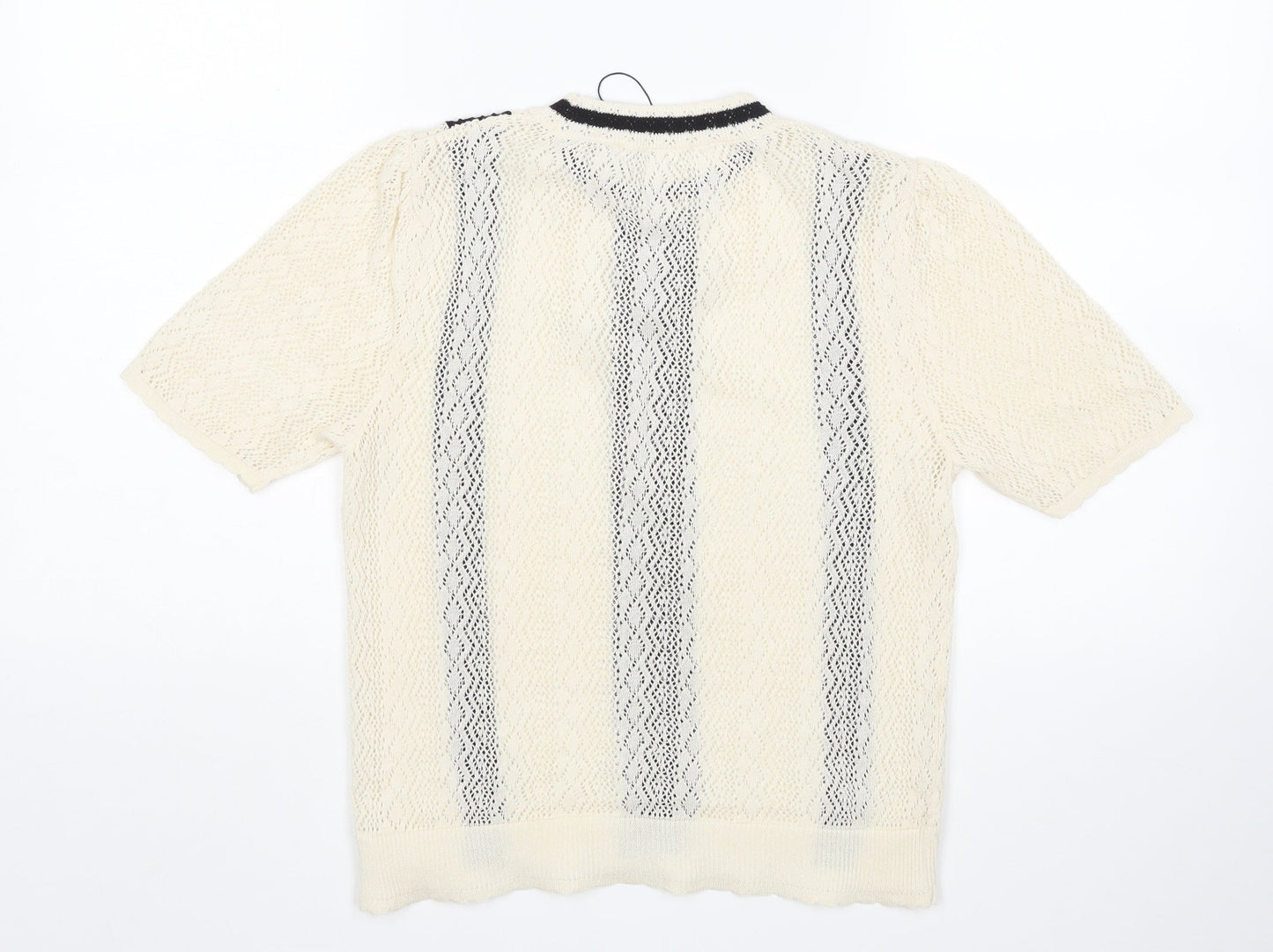 Womens UK Size S MNG Multicoloured Pullover Jumper