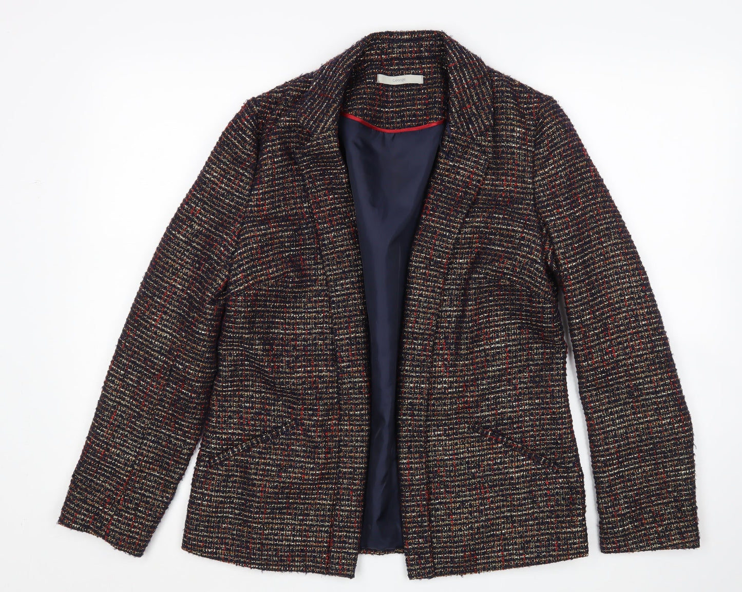 George Womens Multicoloured   Jacket Blazer Size 10