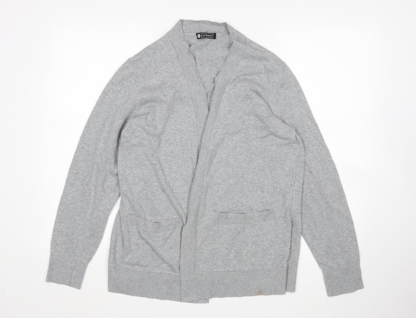 Avenue Womens Grey   Cardigan Jumper Size 12