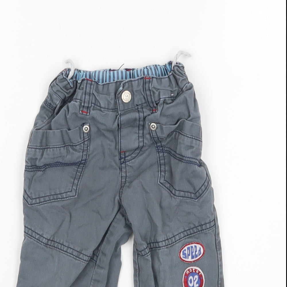 fixoni Boys Grey   Capri Jeans Size 12 Months