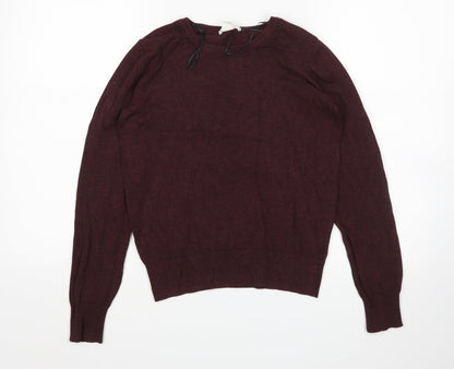 Womens UK Size XS H&M Red Pullover Jumper