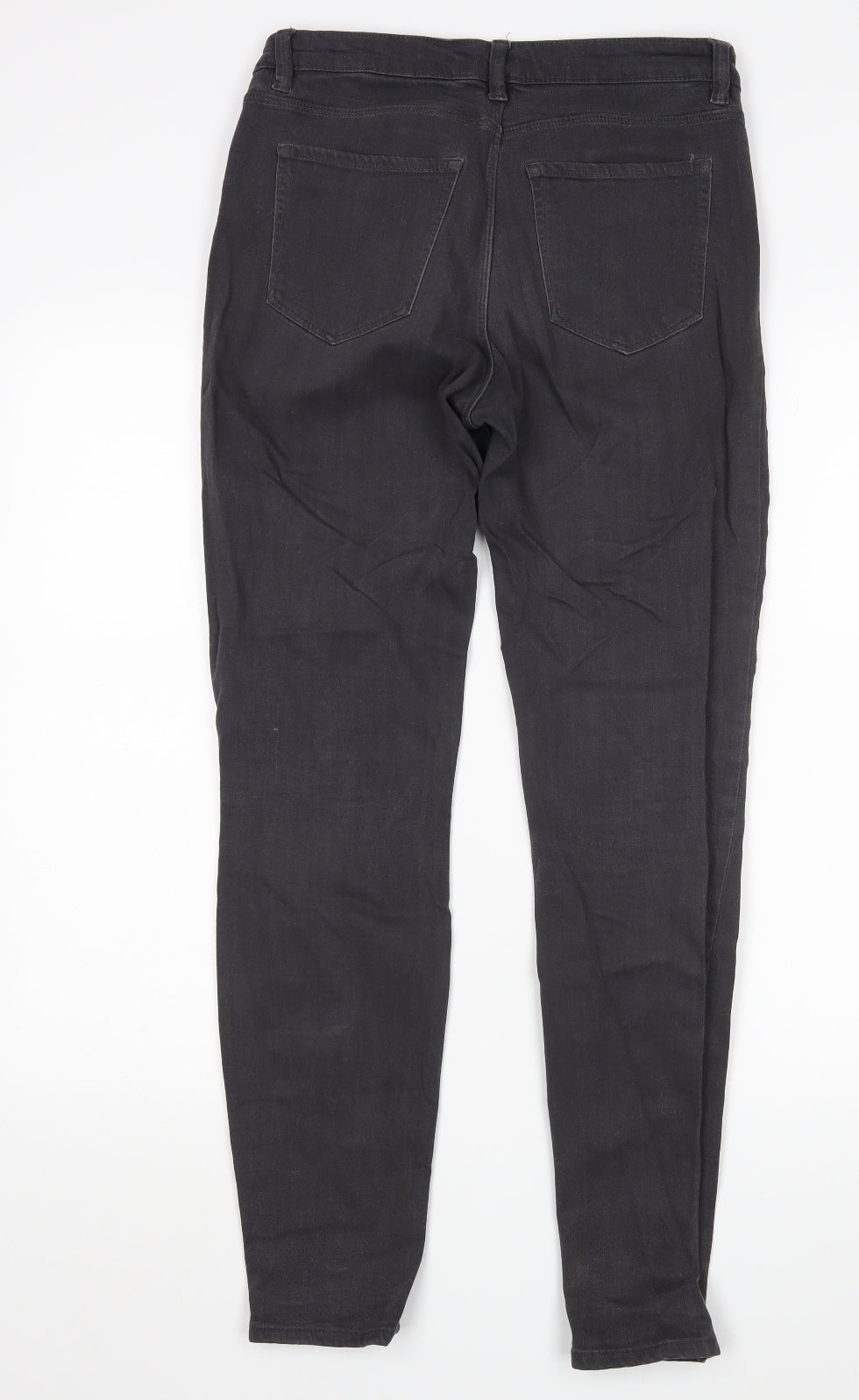 Womens UK Size 10 H&M Regular Fit Skinny Black Jeans