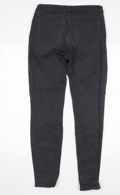 Womens UK Size 10 H&M Regular Fit Skinny Black Jeans