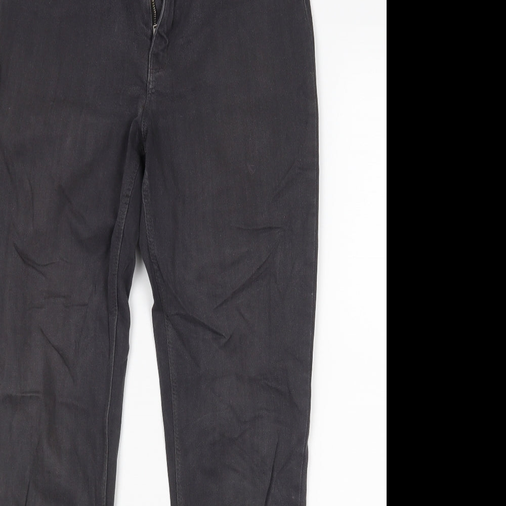 Womens UK Size 10 H&M Regular Fit Skinny Black Jeans
