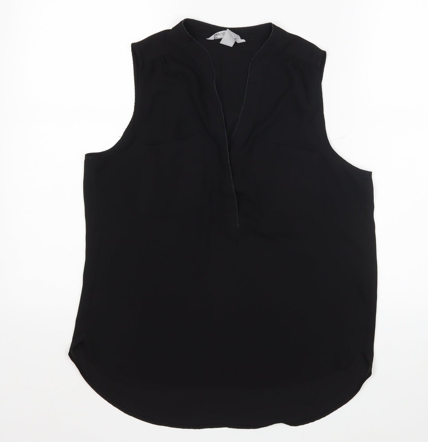 H&M Womens Black   Basic Blouse Size 8