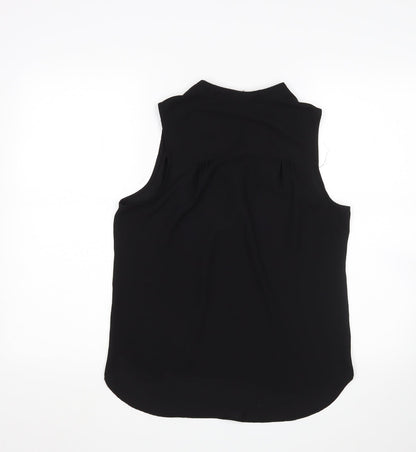 H&M Womens Black   Basic Blouse Size 8