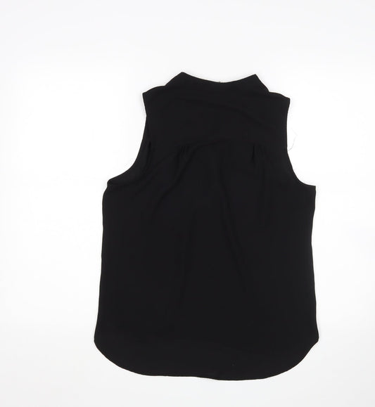 H&M Womens Black   Basic Blouse Size 8