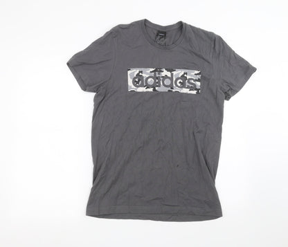 Mens UK Size S adidas Black  T-Shirt