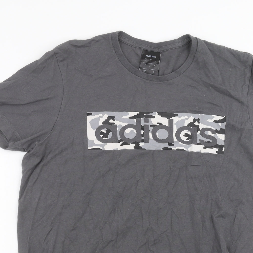 Mens UK Size S adidas Black  T-Shirt