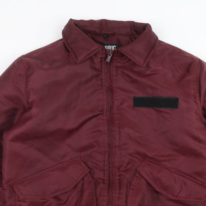 Fabric Womens Red   Jacket  Size S
